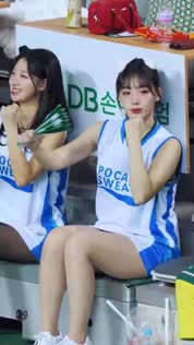 치어리더 하지원 직캠 응원 리액션 모음(후반전) Ha Jiwon